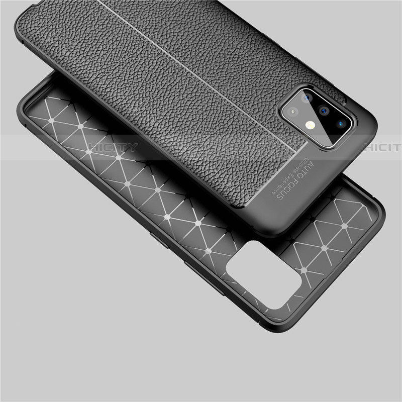 Funda Silicona Goma de Cuero Carcasa S02 para Samsung Galaxy A71 5G