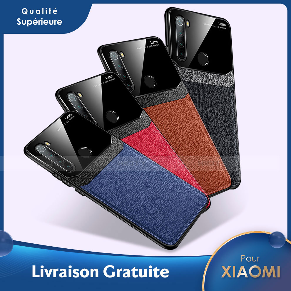 Funda Silicona Goma de Cuero Carcasa S02 para Xiaomi Redmi Note 8