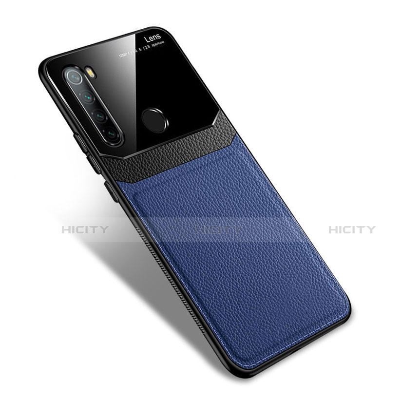 Funda Silicona Goma de Cuero Carcasa S02 para Xiaomi Redmi Note 8 Azul