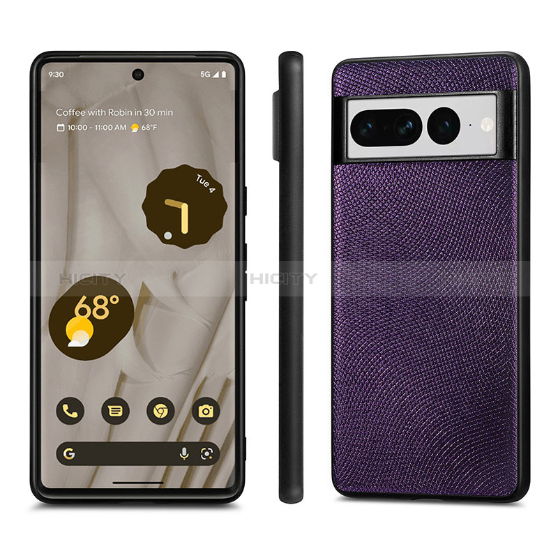 Funda Silicona Goma de Cuero Carcasa S02D para Google Pixel 7 Pro 5G