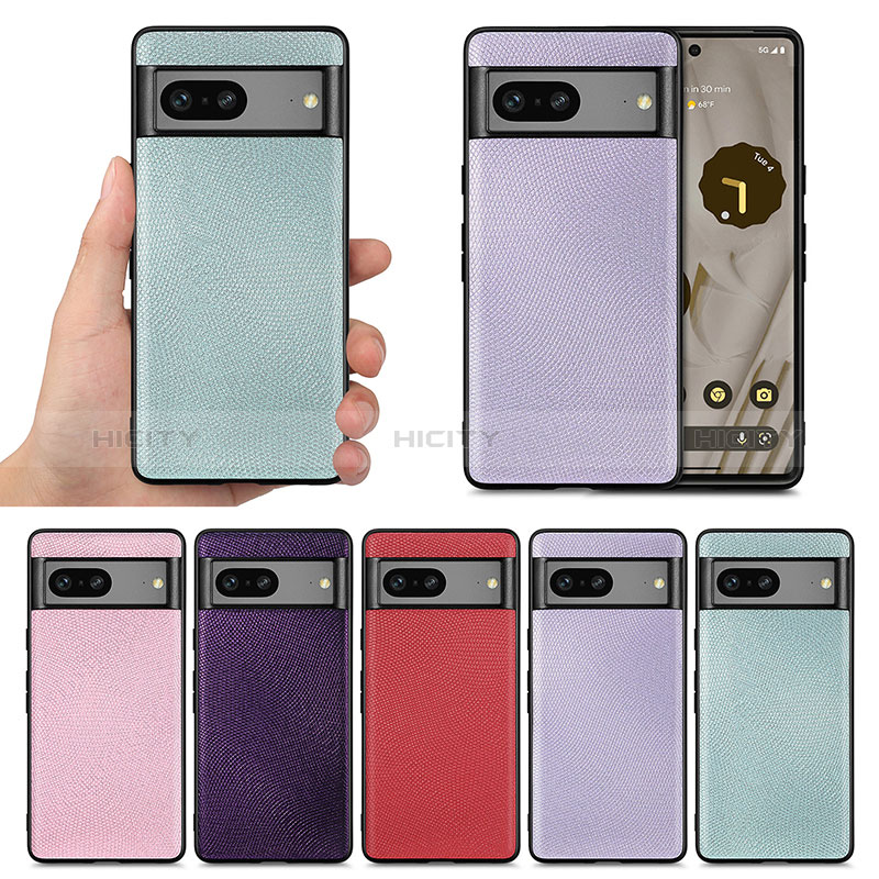 Funda Silicona Goma de Cuero Carcasa S02D para Google Pixel 7a 5G