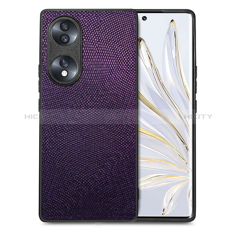 Funda Silicona Goma de Cuero Carcasa S02D para Huawei Honor 70 5G