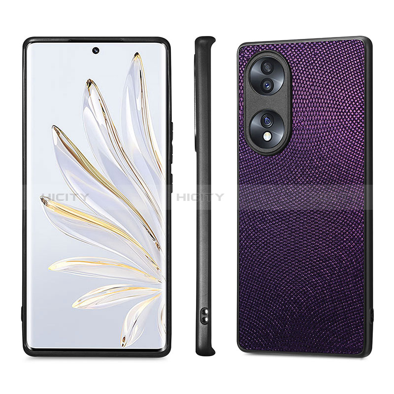 Funda Silicona Goma de Cuero Carcasa S02D para Huawei Honor 70 5G