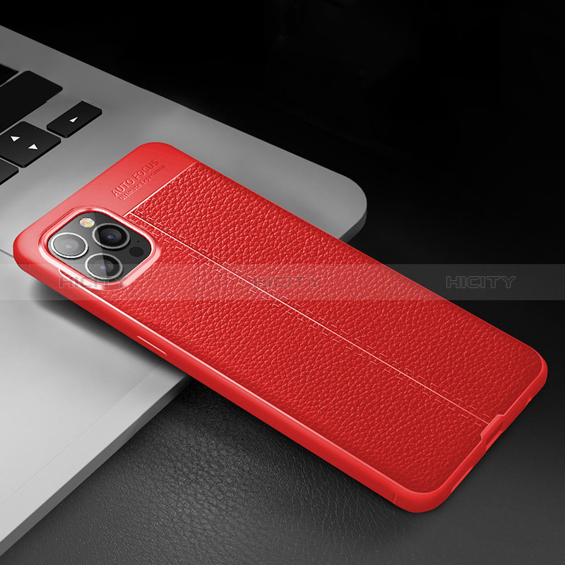 Funda Silicona Goma de Cuero Carcasa S03 para Apple iPhone 14 Pro