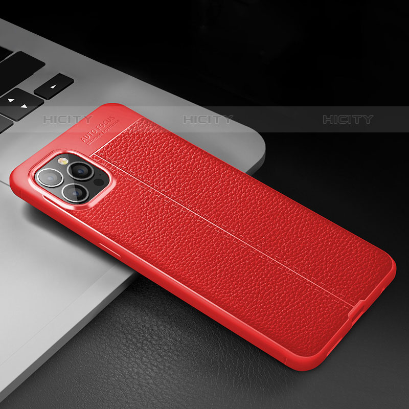 Funda Silicona Goma de Cuero Carcasa S03 para Apple iPhone 15 Pro