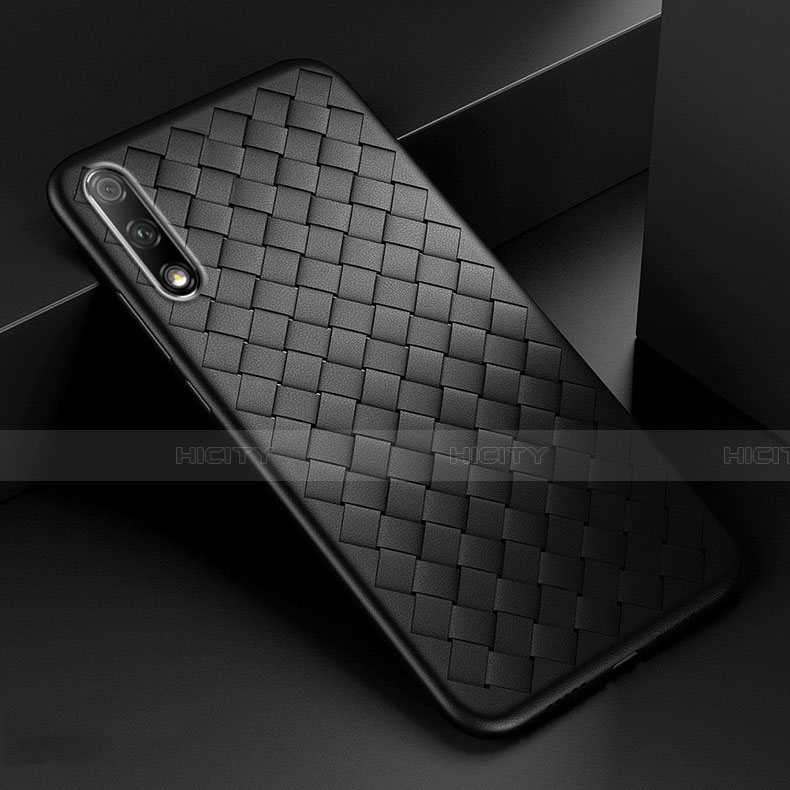 Funda Silicona Goma de Cuero Carcasa S03 para Huawei Y9 Prime (2019)