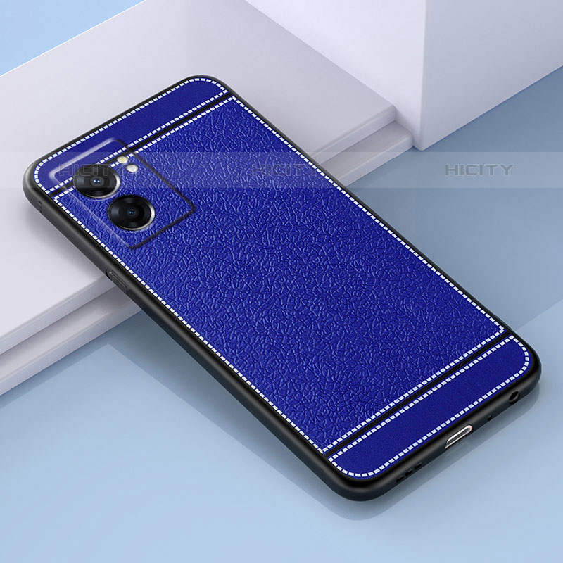 Funda Silicona Goma de Cuero Carcasa S03 para OnePlus Nord N300 5G Azul