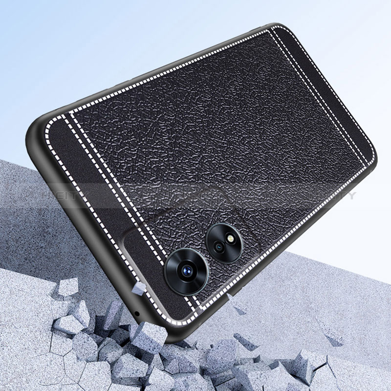 Funda Silicona Goma de Cuero Carcasa S03 para Oppo A1 5G