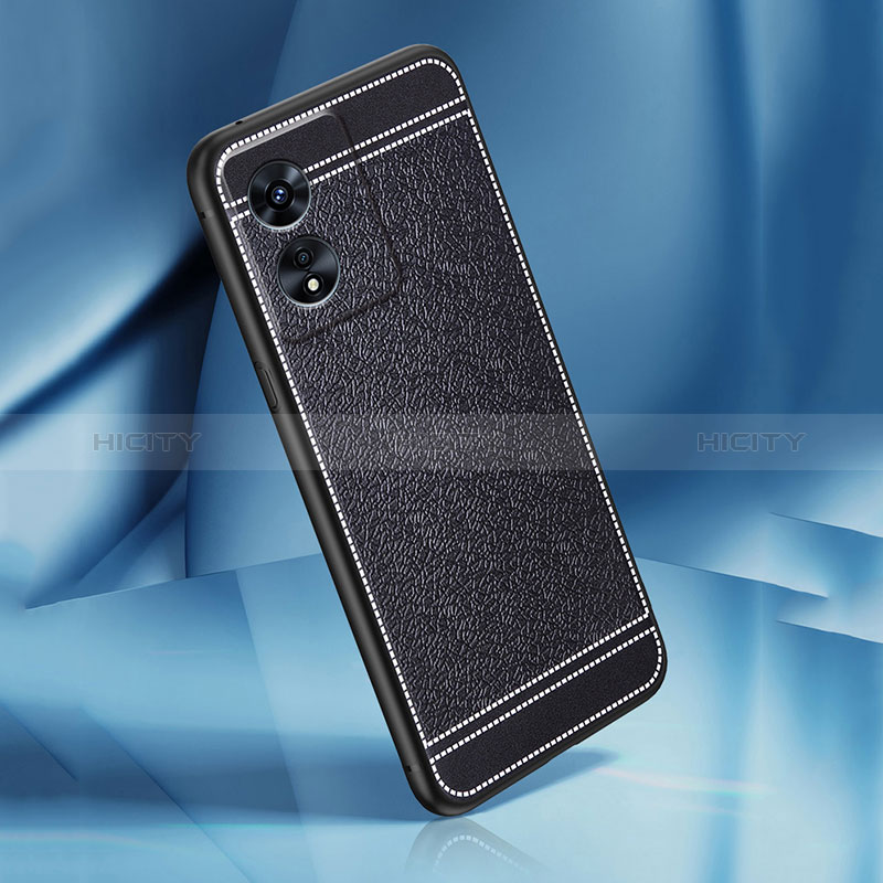 Funda Silicona Goma de Cuero Carcasa S03 para Oppo A1 5G