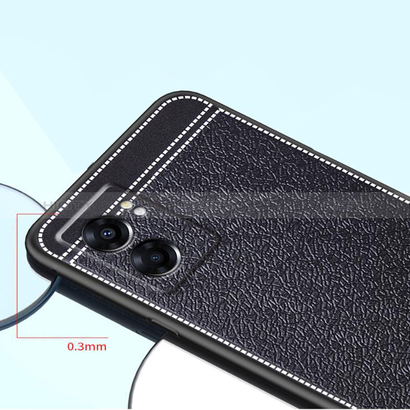 Funda Silicona Goma de Cuero Carcasa S03 para Oppo A56S 5G