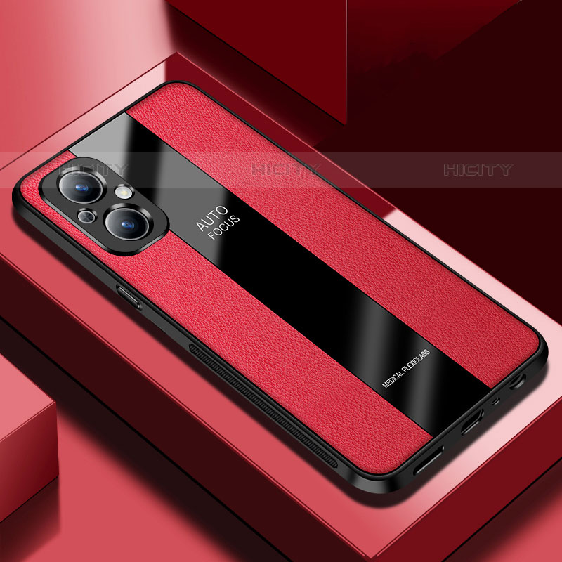 Funda Silicona Goma de Cuero Carcasa S03 para Oppo F21 Pro 5G Rojo