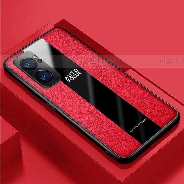 Funda Silicona Goma de Cuero Carcasa S03 para Oppo Reno7 Pro 5G Rojo