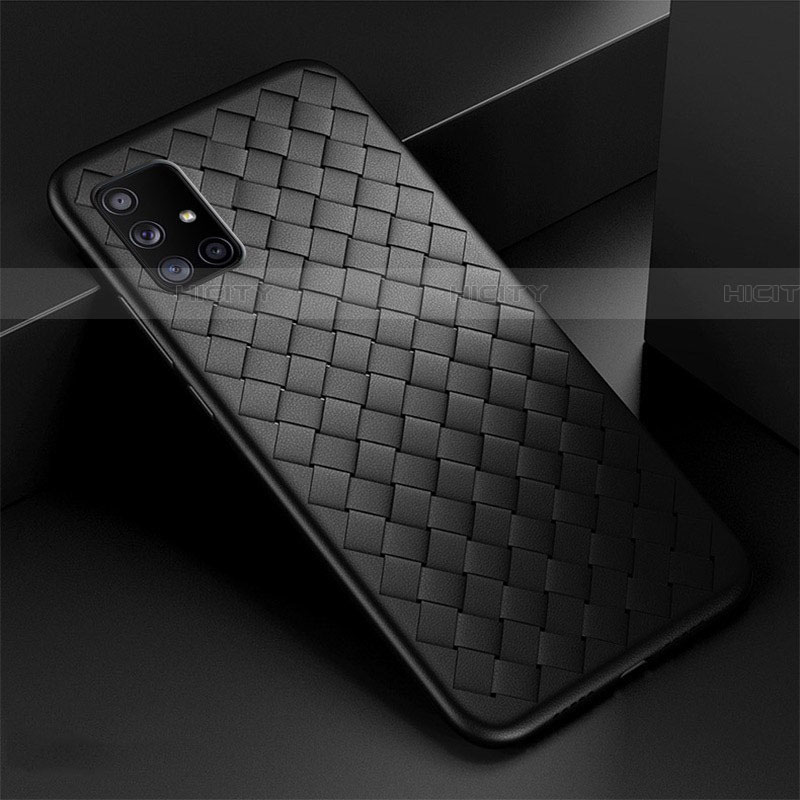 Funda Silicona Goma de Cuero Carcasa S03 para Samsung Galaxy A71 5G