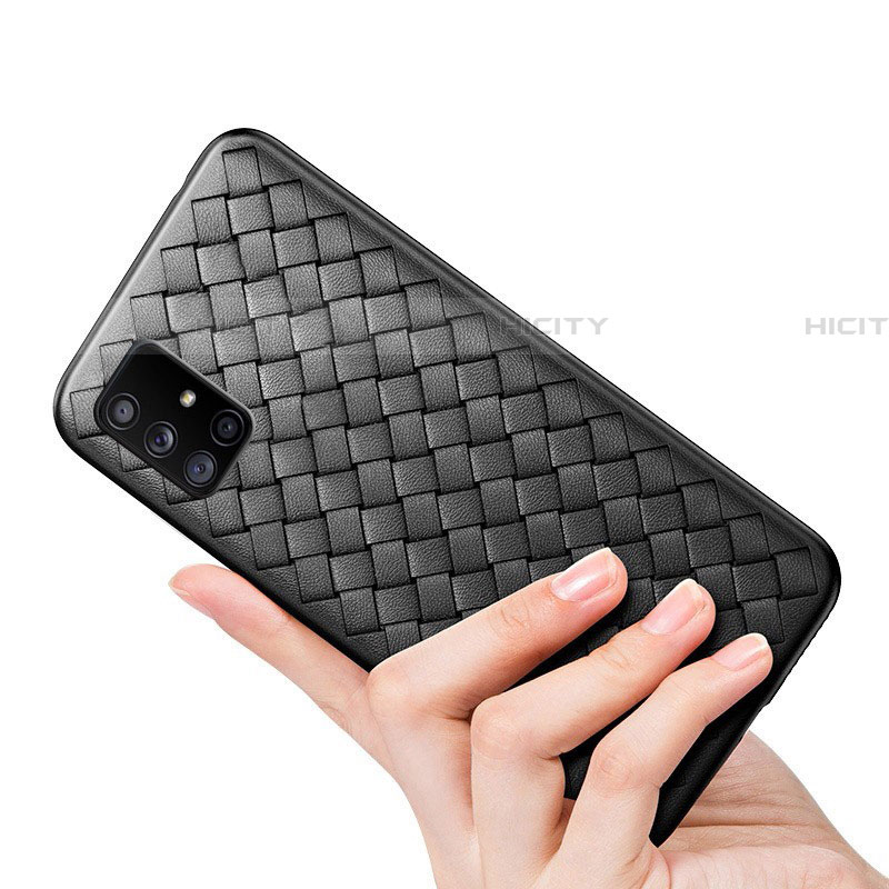 Funda Silicona Goma de Cuero Carcasa S03 para Samsung Galaxy A71 5G