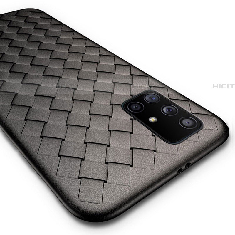 Funda Silicona Goma de Cuero Carcasa S03 para Samsung Galaxy A71 5G