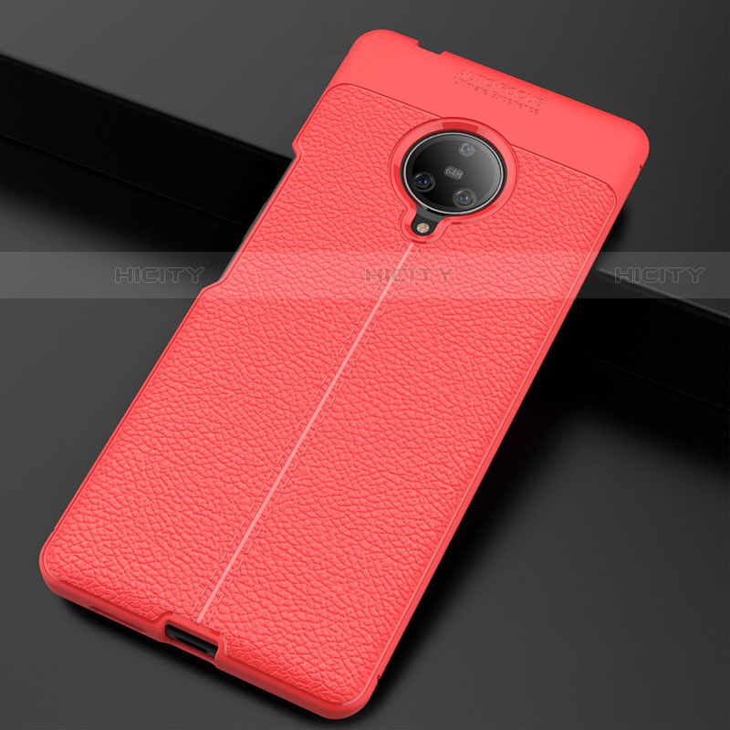 Funda Silicona Goma de Cuero Carcasa S03 para Vivo Nex 3S Rojo