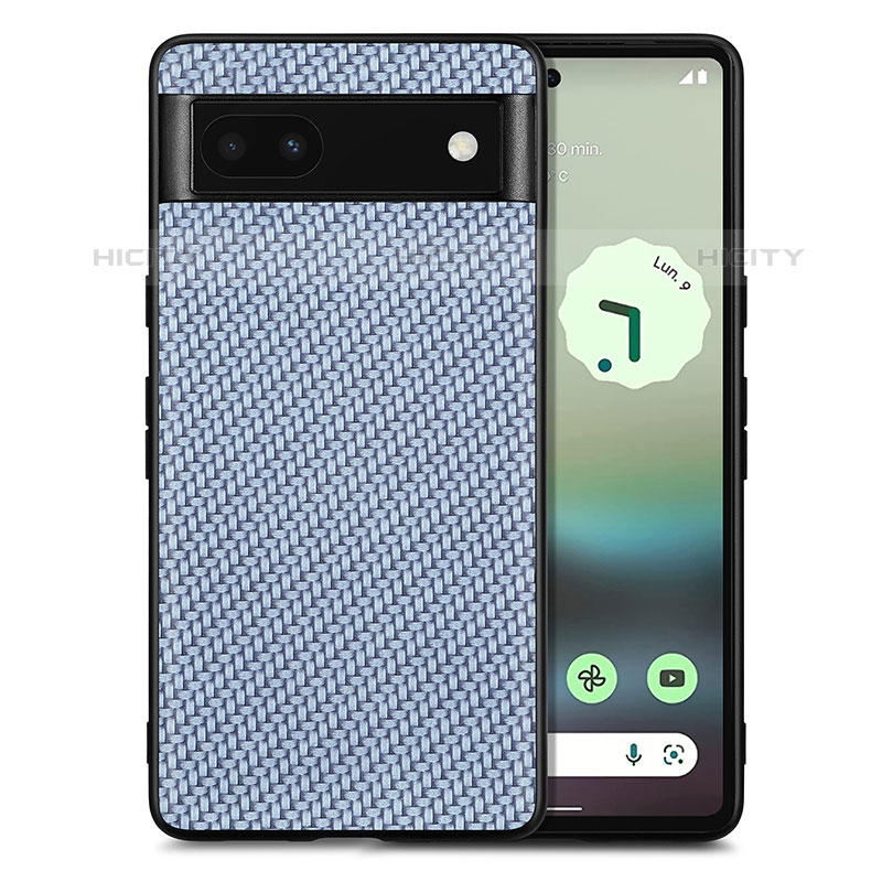 Funda Silicona Goma de Cuero Carcasa S03D para Google Pixel 6a 5G