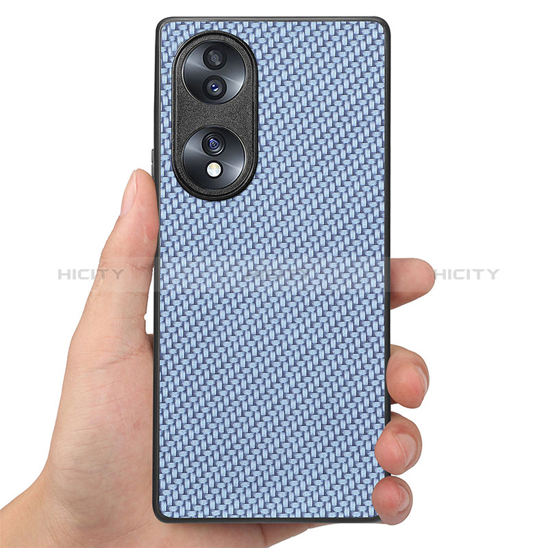 Funda Silicona Goma de Cuero Carcasa S03D para Huawei Honor 70 5G