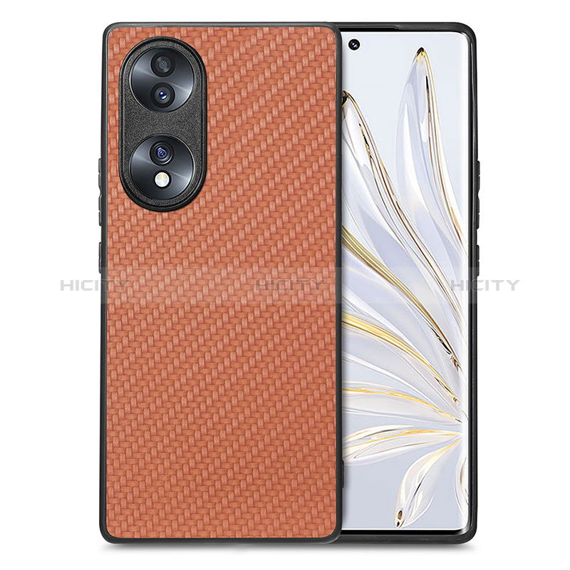 Funda Silicona Goma de Cuero Carcasa S03D para Huawei Honor 70 5G