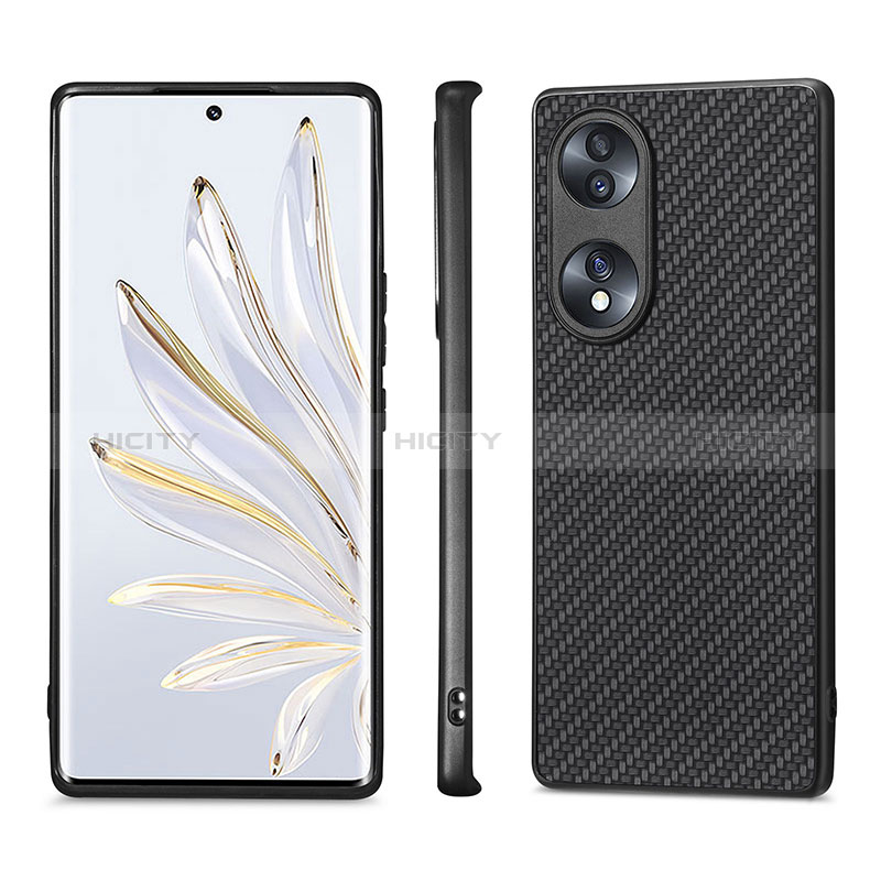 Funda Silicona Goma de Cuero Carcasa S03D para Huawei Honor 70 5G