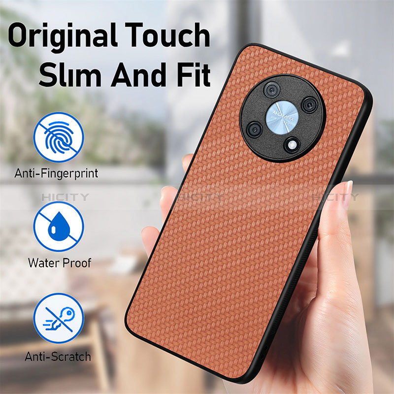 Funda Silicona Goma de Cuero Carcasa S03D para Huawei Nova Y90