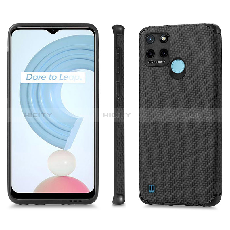 Funda Silicona Goma de Cuero Carcasa S03D para Realme C21Y