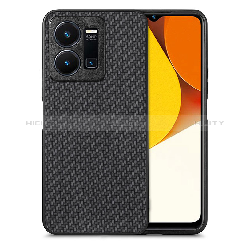 Funda Silicona Goma de Cuero Carcasa S03D para Vivo Y35 4G