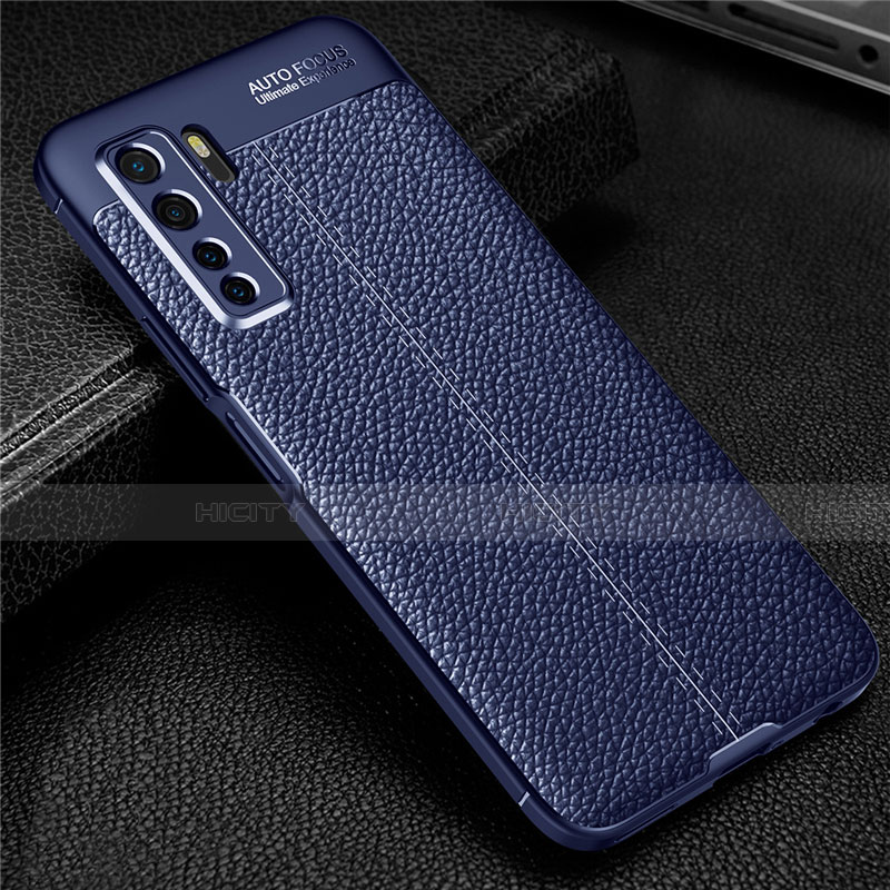 Funda Silicona Goma de Cuero Carcasa S04 para Huawei P40 Lite 5G