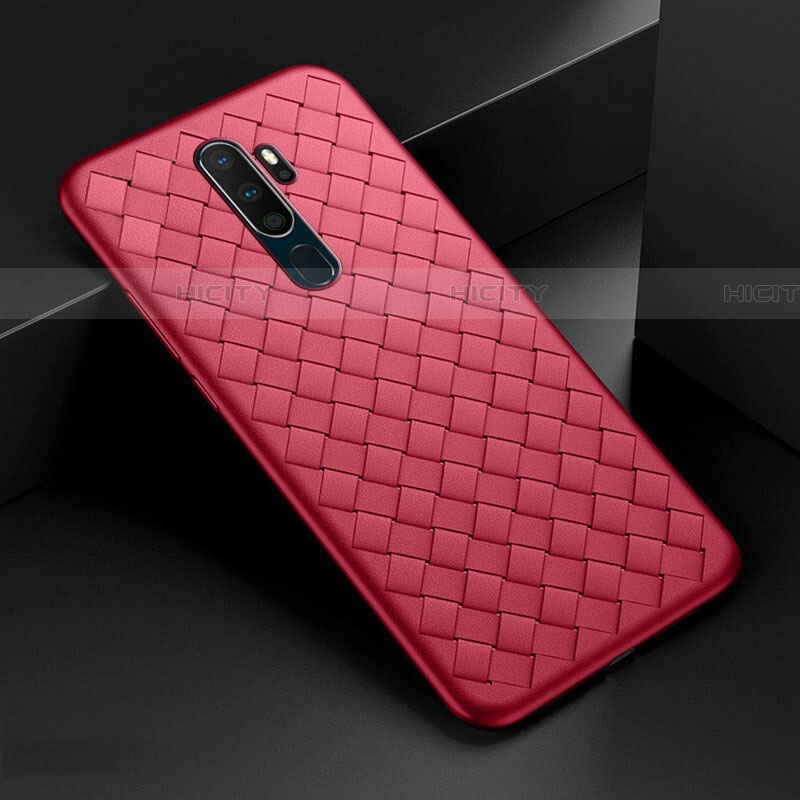 Funda Silicona Goma de Cuero Carcasa S04 para Oppo A11