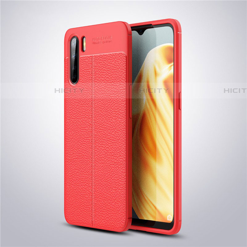 Funda Silicona Goma de Cuero Carcasa S04 para Oppo A91