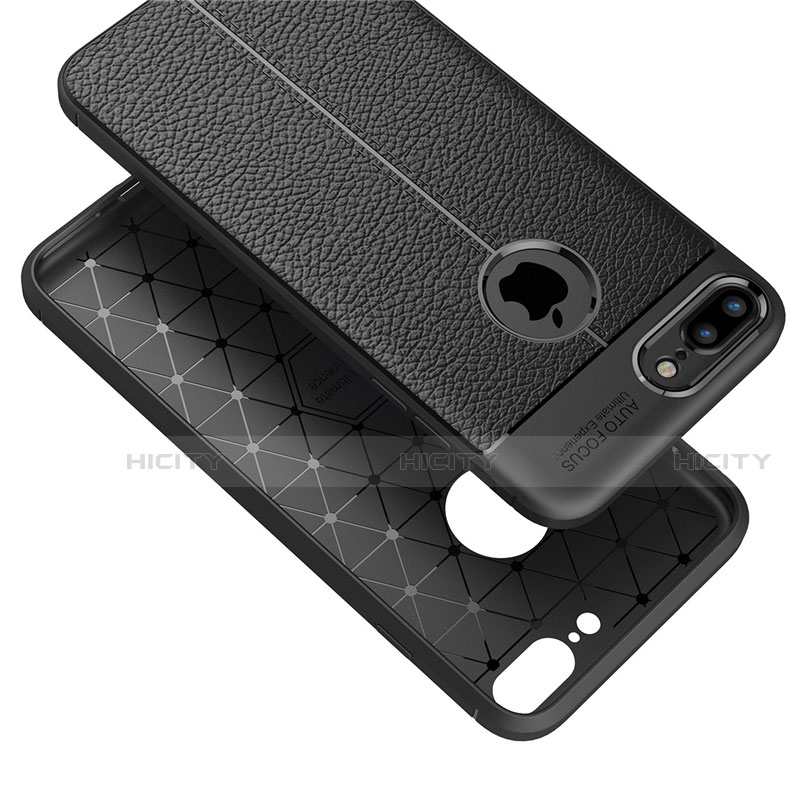 Funda Silicona Goma de Cuero Carcasa S05 para Apple iPhone 8 Plus