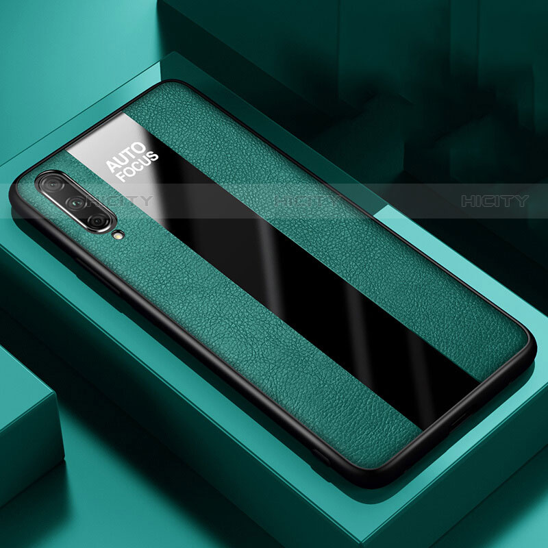 Funda Silicona Goma de Cuero Carcasa S05 para Huawei P Smart Pro (2019) Verde