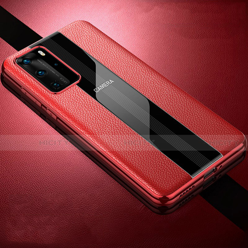 Funda Silicona Goma de Cuero Carcasa S06 para Huawei P40 Pro