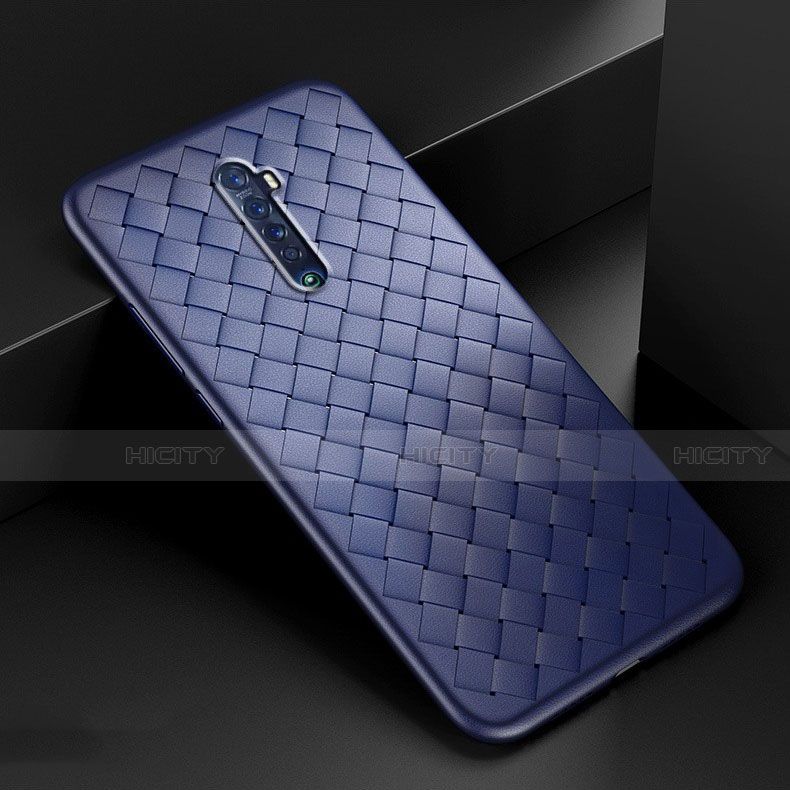 Funda Silicona Goma de Cuero Carcasa S06 para Oppo Reno2