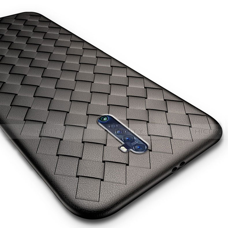 Funda Silicona Goma de Cuero Carcasa S06 para Oppo Reno2