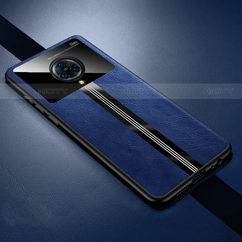 Funda Silicona Goma de Cuero Carcasa S06 para Vivo Nex 3 Azul