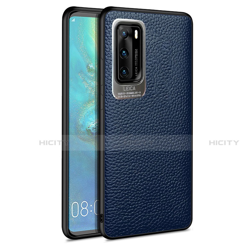 Funda Silicona Goma de Cuero Carcasa S08 para Huawei P40