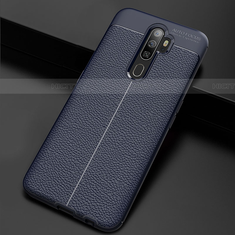 Funda Silicona Goma de Cuero Carcasa S08 para Oppo A9 (2020)