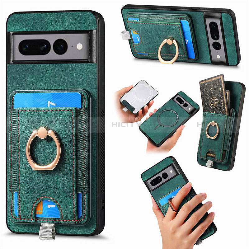 Funda Silicona Goma de Cuero Carcasa SD1 para Google Pixel 7 Pro 5G