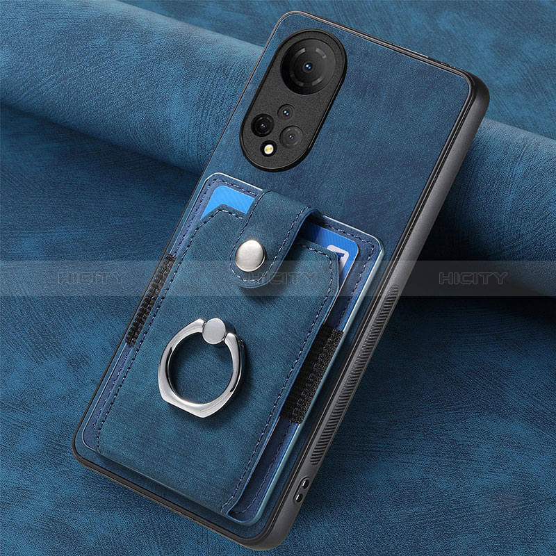 Funda Silicona Goma de Cuero Carcasa SD1 para Huawei Honor X7 Azul