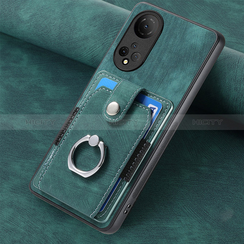 Funda Silicona Goma de Cuero Carcasa SD1 para Huawei Honor X7 Verde