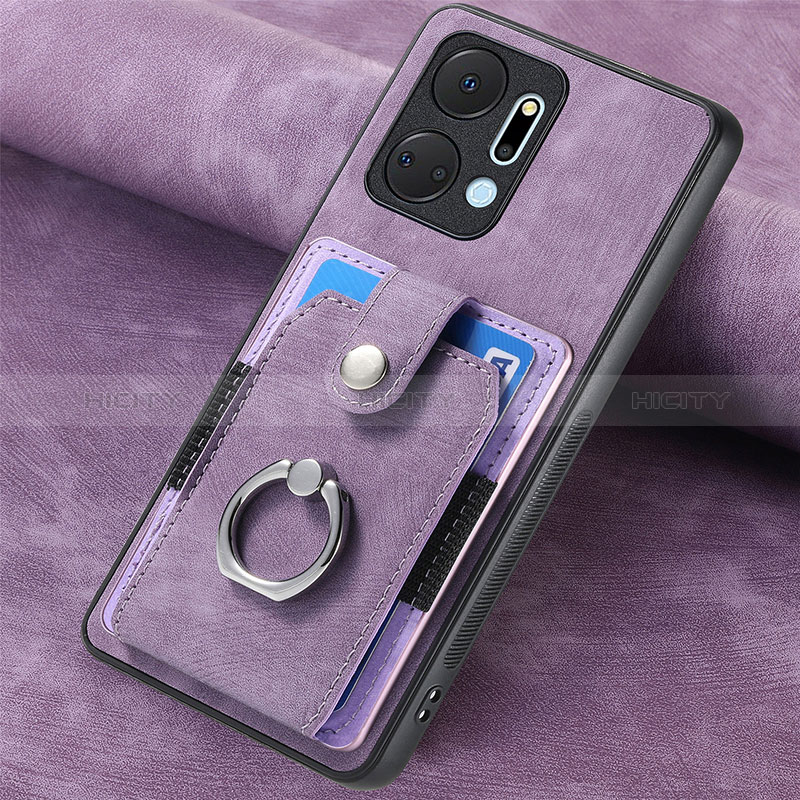 Funda Silicona Goma de Cuero Carcasa SD1 para Huawei Honor X7a