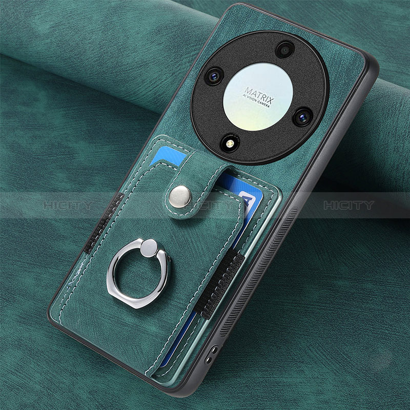 Funda Silicona Goma de Cuero Carcasa SD1 para Huawei Honor X9a 5G Verde