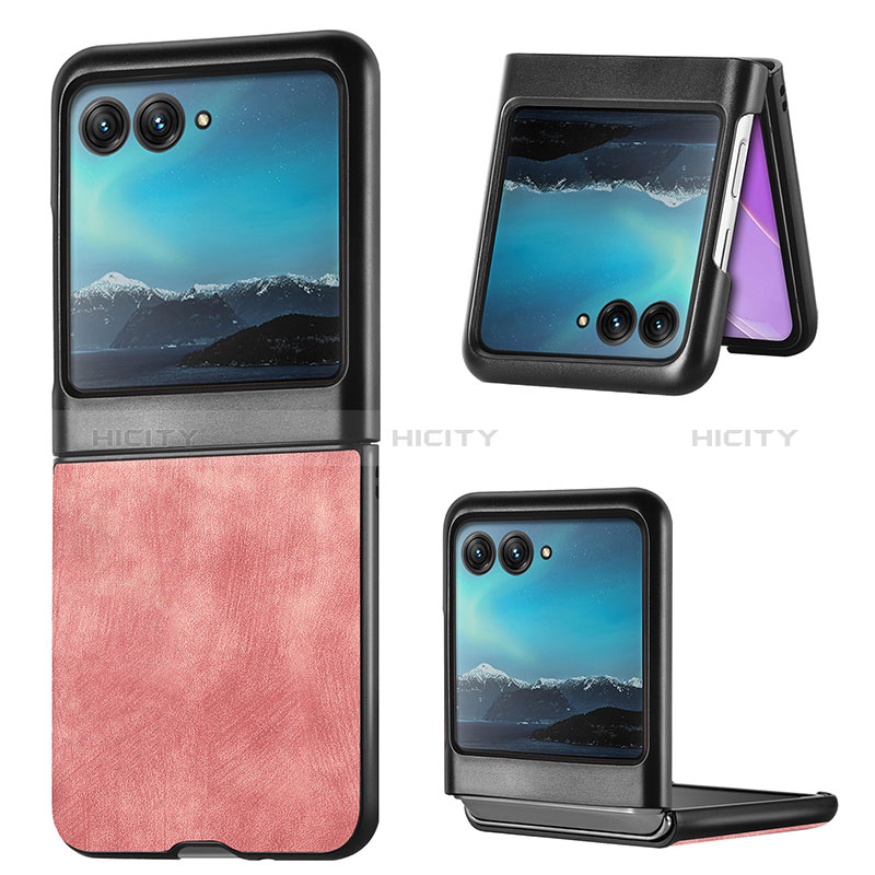 Funda Silicona Goma de Cuero Carcasa SD1 para Motorola Moto Razr 40 Ultra 5G