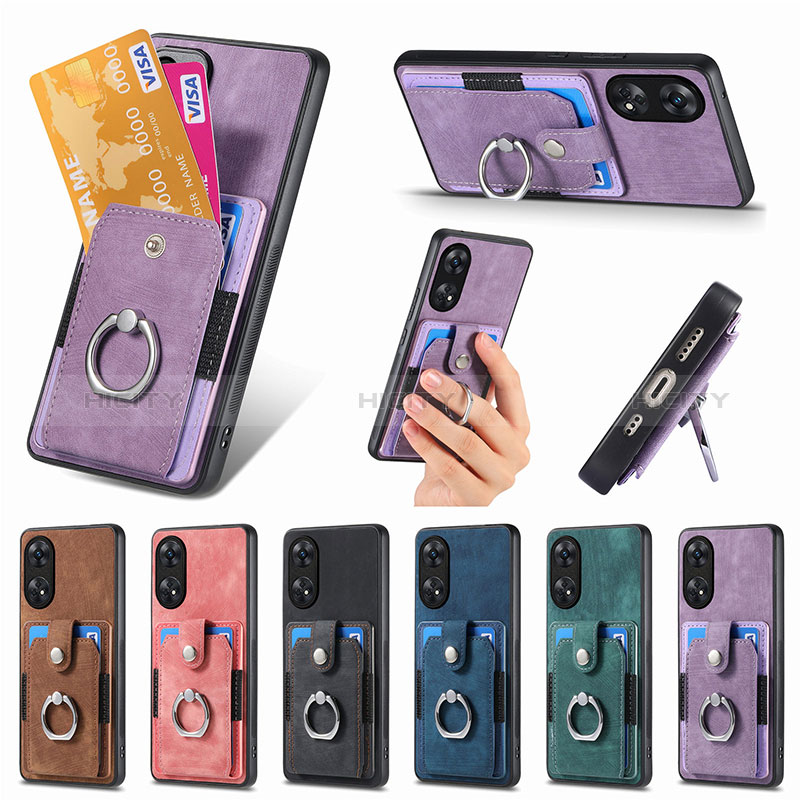 Funda Silicona Goma de Cuero Carcasa SD1 para Oppo Reno8 T 4G