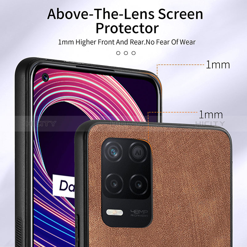 Funda Silicona Goma de Cuero Carcasa SD1 para Realme 8s 5G