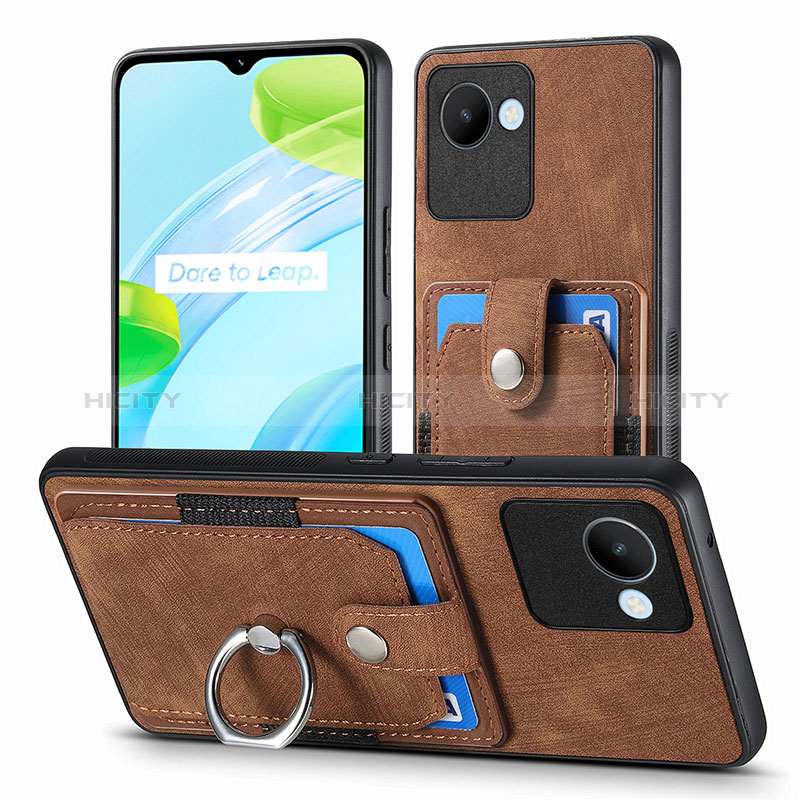 Funda Silicona Goma de Cuero Carcasa SD1 para Realme C30s