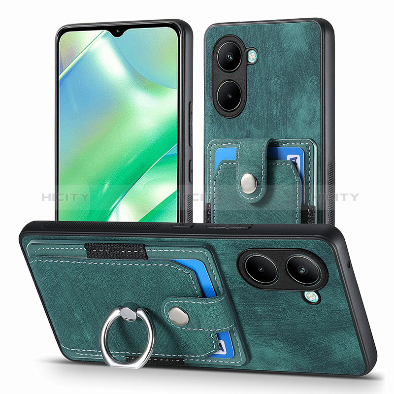 Funda Silicona Goma de Cuero Carcasa SD1 para Realme C33 (2023)