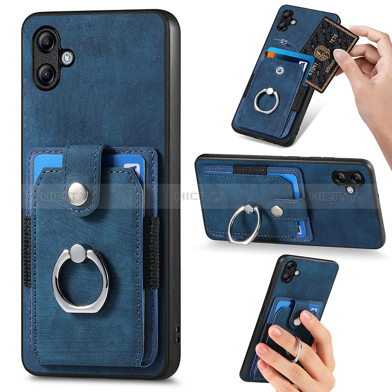 Funda Silicona Goma de Cuero Carcasa SD1 para Samsung Galaxy F04