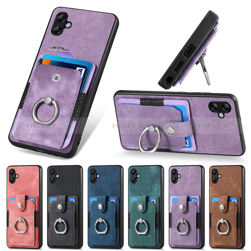 Funda Silicona Goma de Cuero Carcasa SD1 para Samsung Galaxy F04